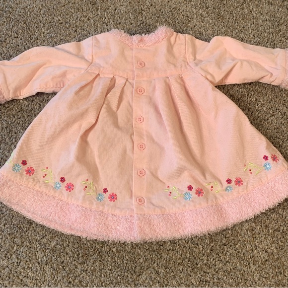 Hanna Andersson Corduroy Dress Pink Floral 5-12 months - Picture 5 of 5